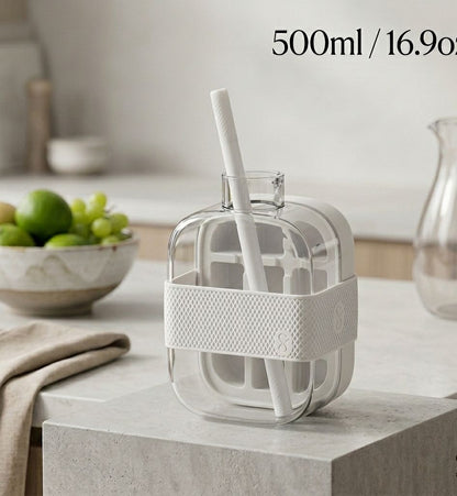 My Crush Cup Ice 2 en 1 – Botella para Hacer Hielo con Pajita